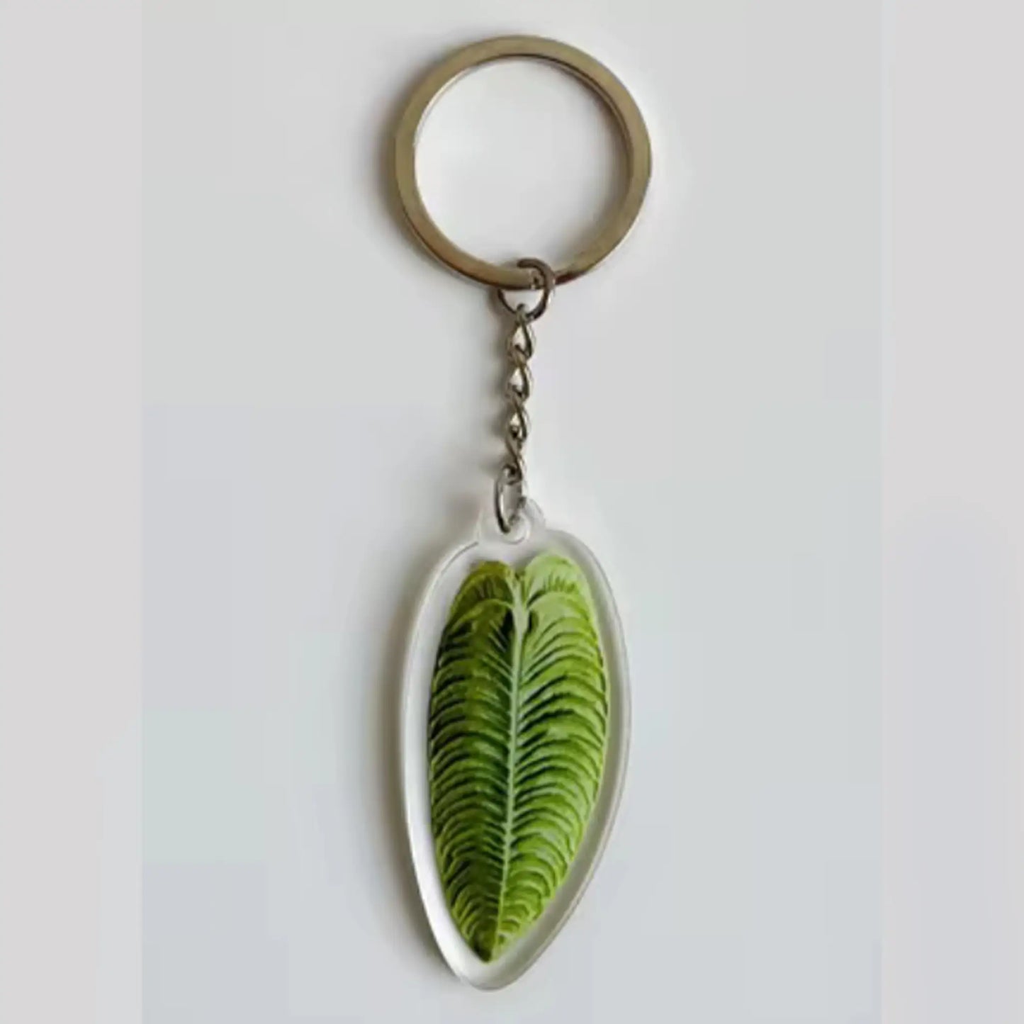 Realistic Plant Leaf Keychains