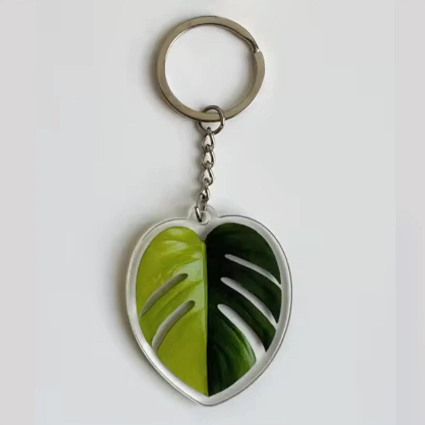 Realistic Plant Leaf Keychains